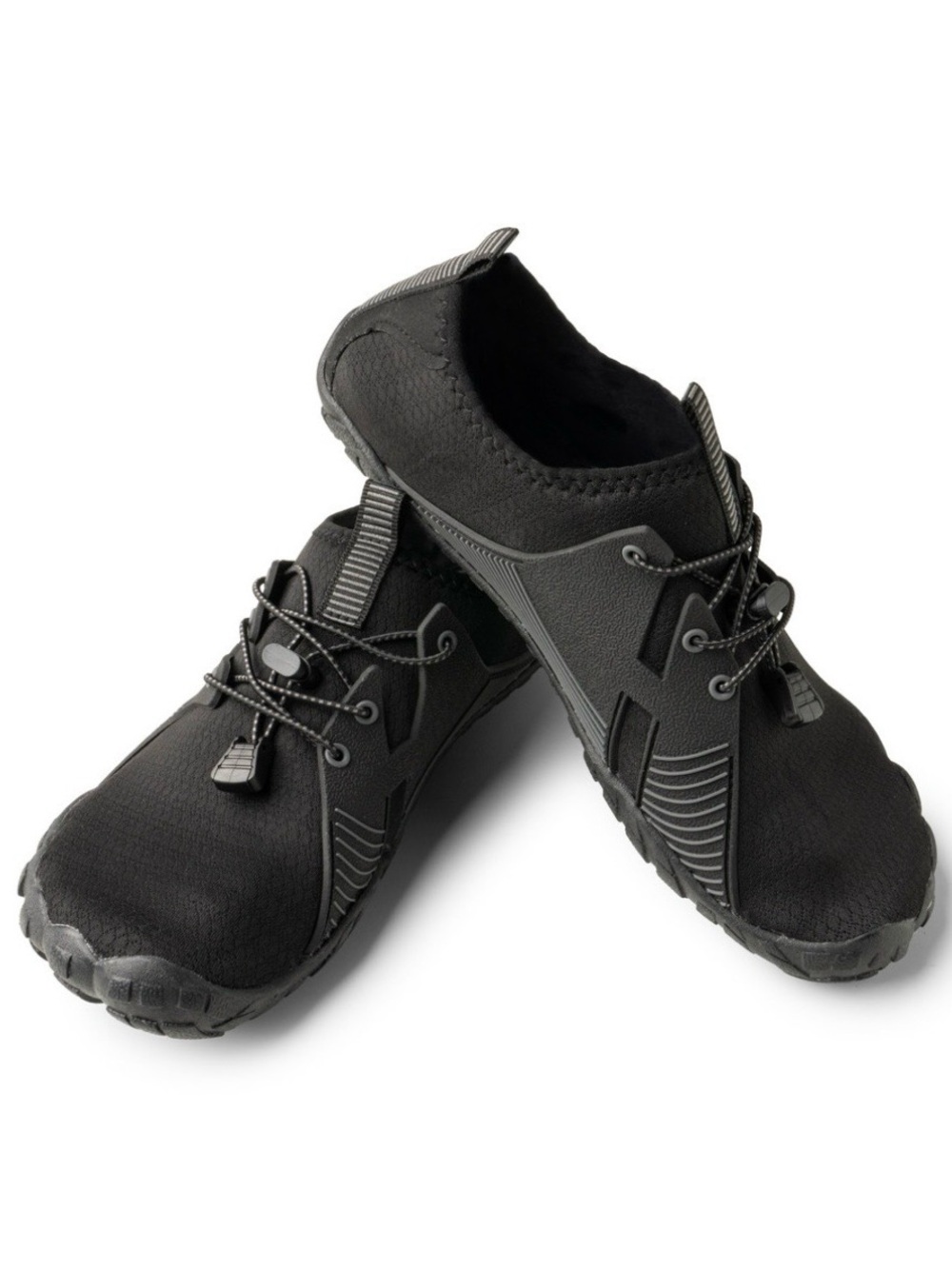 FITKICKS HydroSport Land to Water Footwear Barefoot Black Shoes Outdoor Women 7*